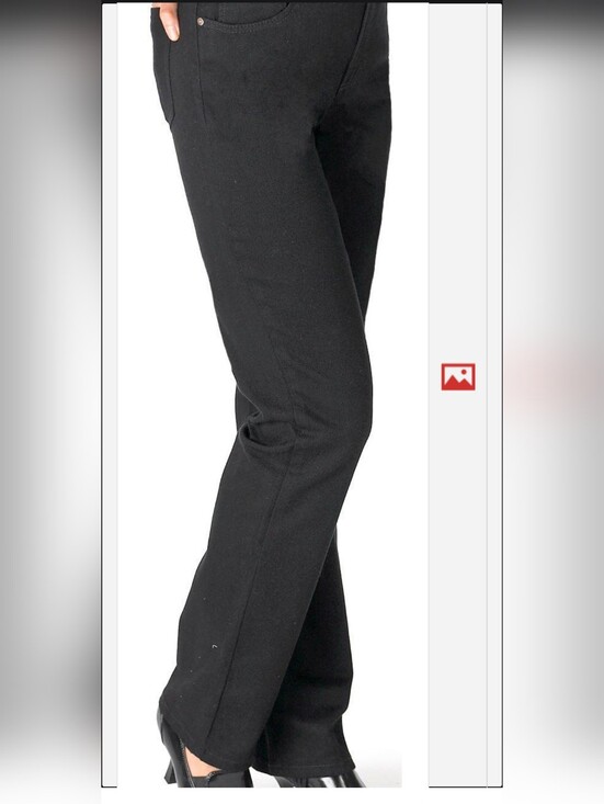 Gloria Vanderbilt Denim - Gloria Vanderbuilt Classic Straight-Leg Black Pants Size 4P Short NWT